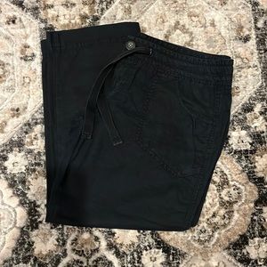 Express Linen Cropped Pants